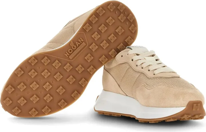 H641 panelled lace-up sneakers - Image 4