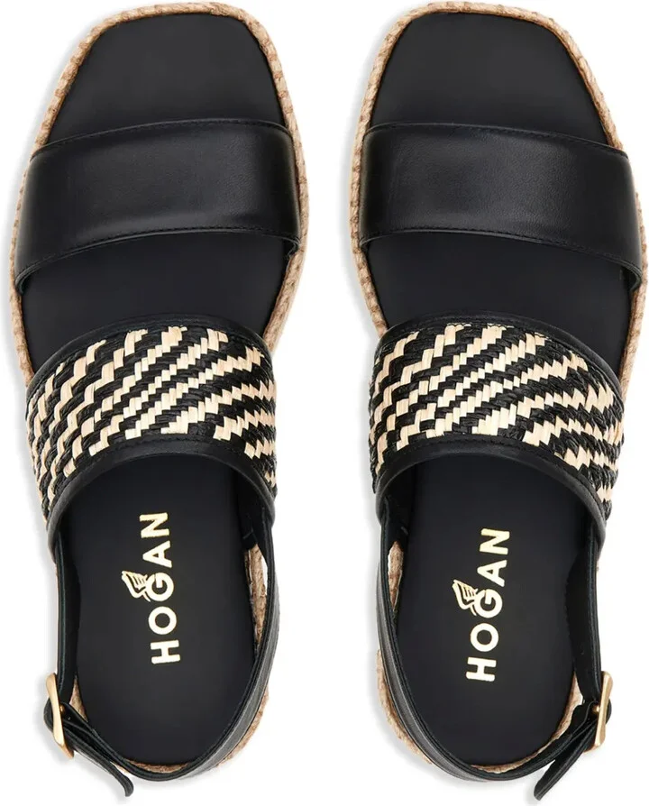 H660 woven leather sandals - Image 4