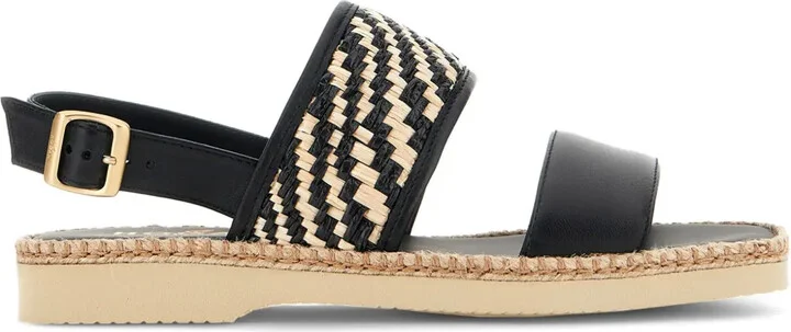 H660 woven leather sandals