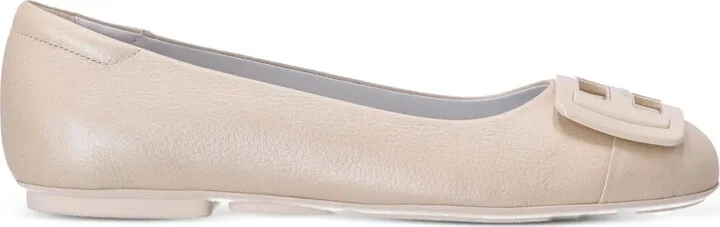 H661 patent-leather ballerina shoes