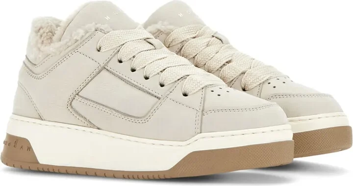 H667 faux-shearling leather sneakers - Image 2