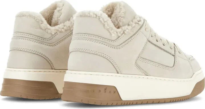 H667 faux-shearling leather sneakers - Image 3