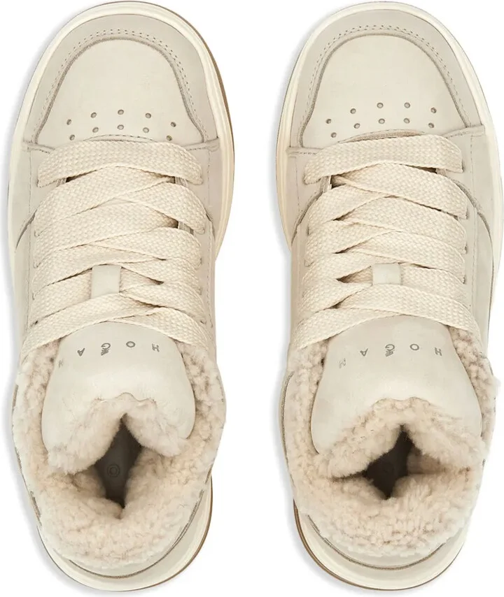 H667 faux-shearling leather sneakers - Image 5