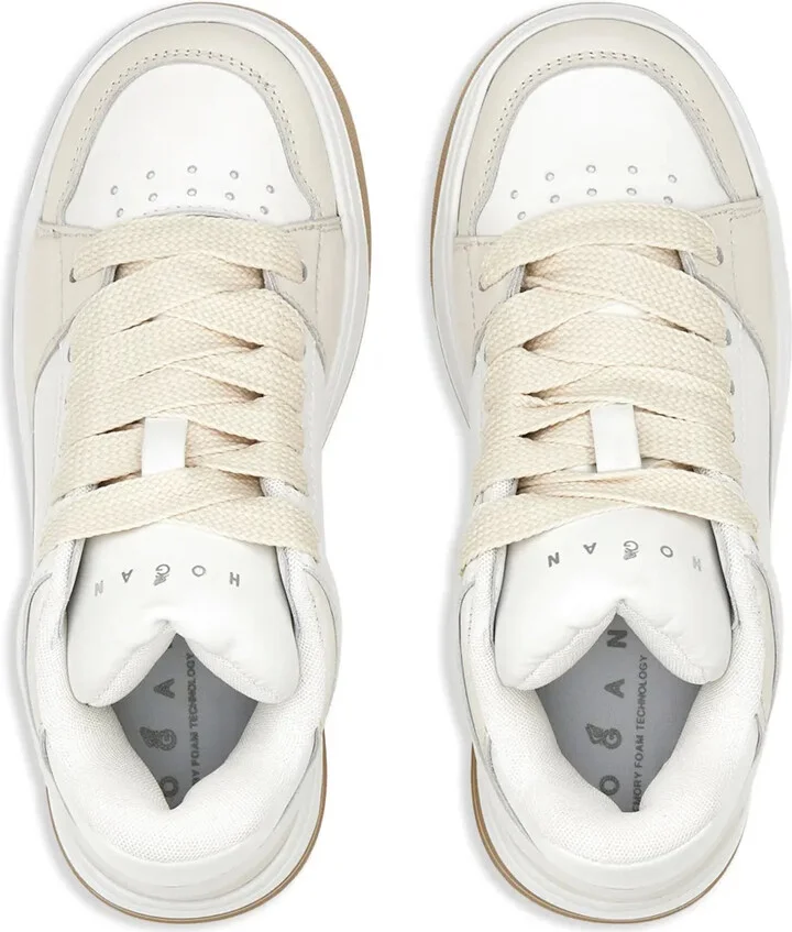 H667 lace-up leather sneakers - Image 5