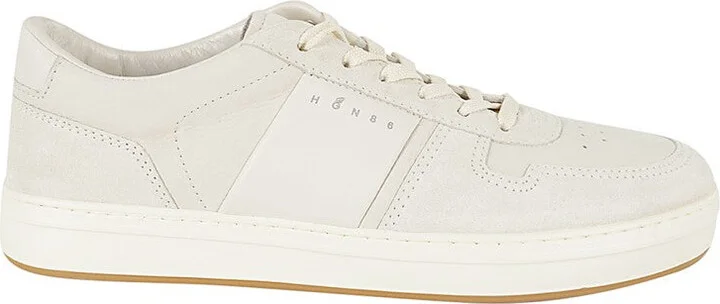 H668 Lace-Up Logo Headband Sneakers
