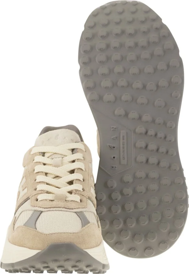 H669 - Hi-fi Fabric And Suede Trainers - Image 5