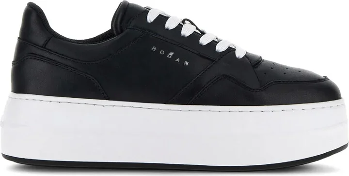 H670 flatform leather sneakers