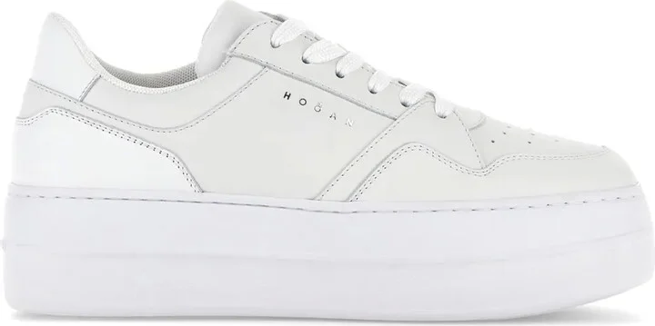 H670 flatform leather sneakers