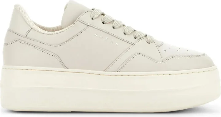 H670 flatform leather sneakers