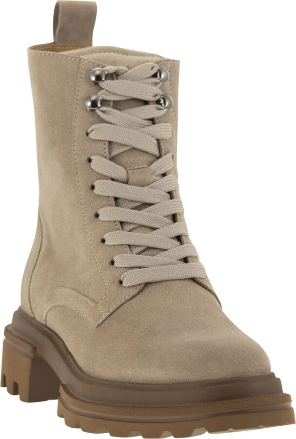 H674 - Suede Lace-up Boot - Image 2