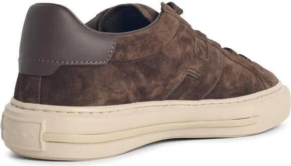 'h691' Brown Suede Sneakers - Image 3