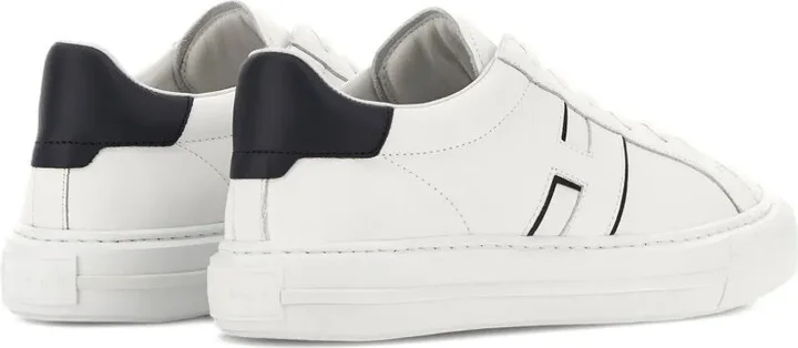 H691 logo-embellished leather sneakers - Image 3