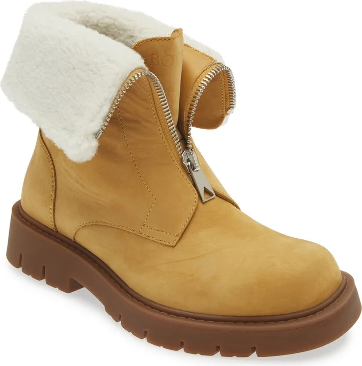 Haddock Lug Sole Genuine Shearling Lined Boot