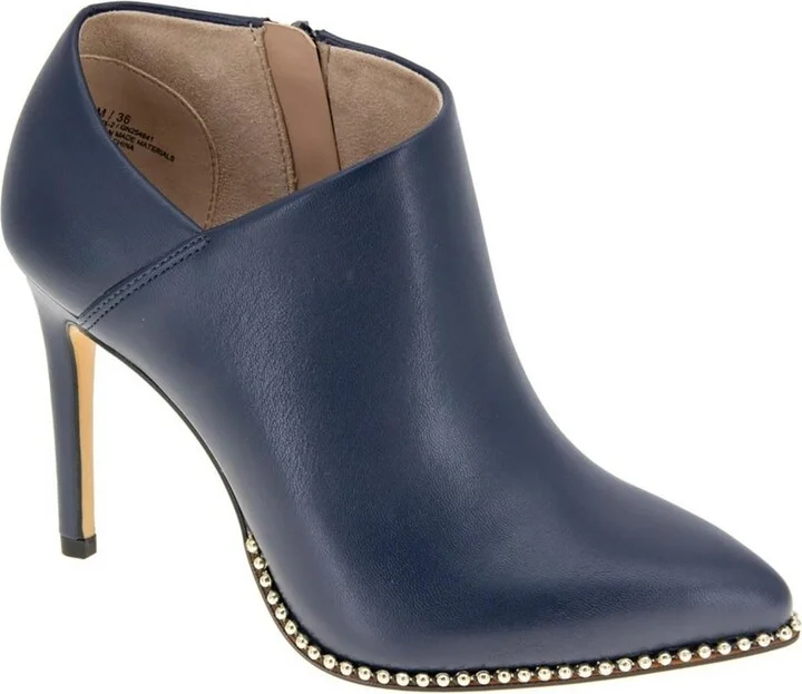 Hadix Womens Studded Faux Leather Booties