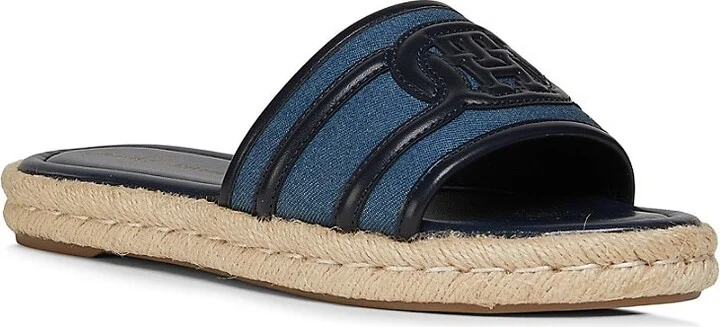 Hadjea Logo Slide Espadrille Sandals - Image 2