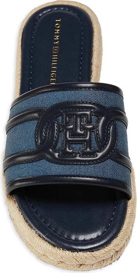 Hadjea Logo Slide Espadrille Sandals - Image 5