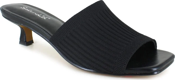 Hadley Kitten Heel Slide Sandal