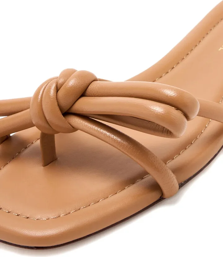 Hadley knotted-detail leather sandals - Image 4