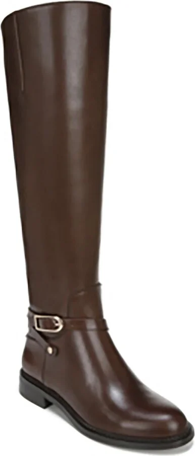 Hadley Womens Leather Tall Over-The-Knee Boots