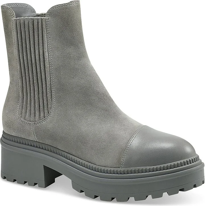 Hadria Womens Lugged Sole Pull On Ankle Boots