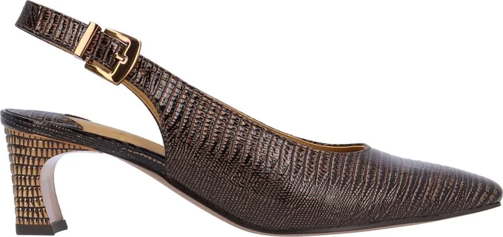 Hadyn Lizard Embossed Slingback Pump - Image 3
