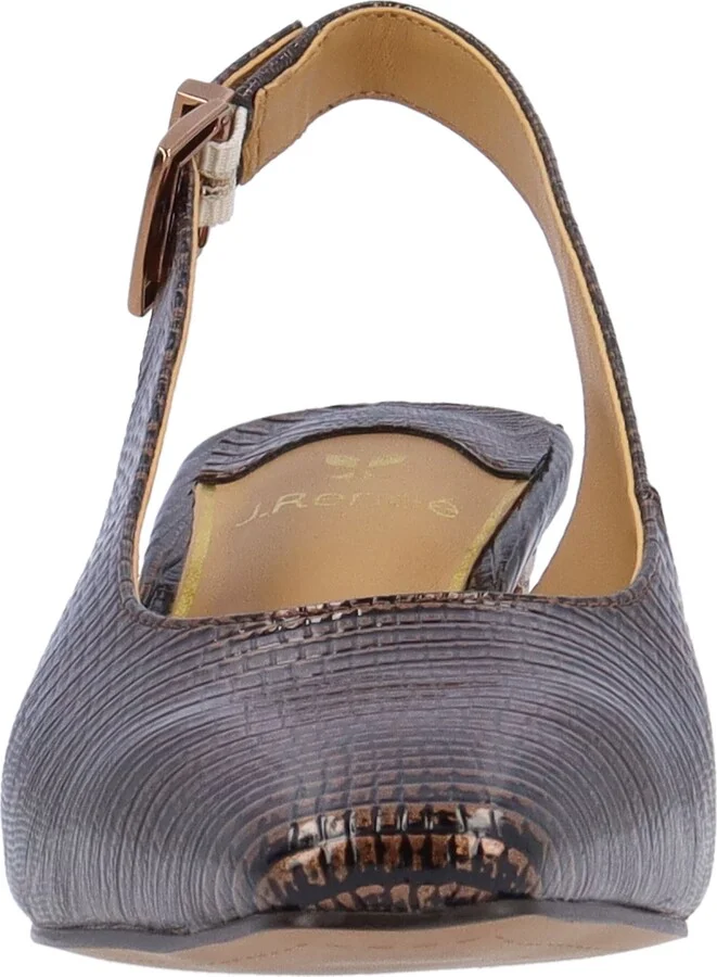 Hadyn Lizard Embossed Slingback Pump - Image 4