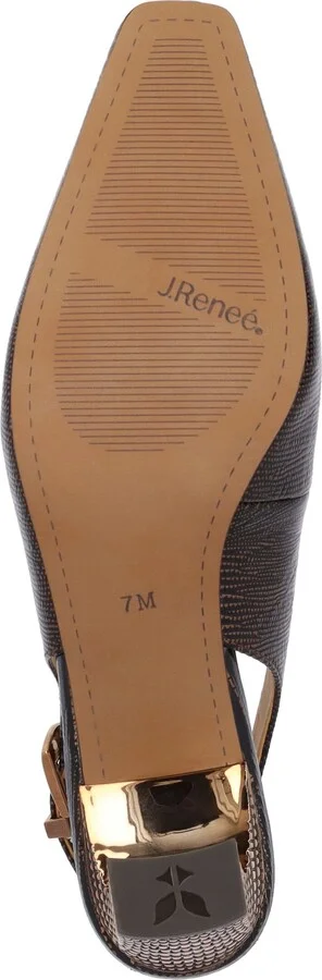 Hadyn Lizard Embossed Slingback Pump - Image 6