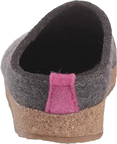Haflinger Cuoricini Women's Shoes Grey : EU 36 (US Women's 5) B - Medium, Wool - Image 5