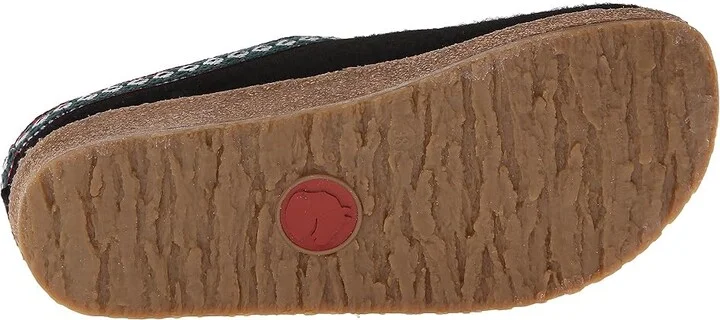 Haflinger GZ Classic Grizzly Clog Shoes Black : EU 36 (US Women's 5) Medium, Felt/Wool - Image 4