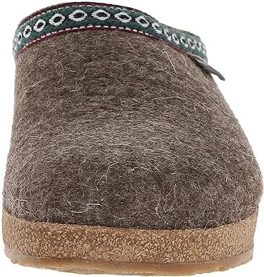 Haflinger GZ Classic Grizzly Clog Shoes Earth : EU 36 (US Women's 5) Medium, Felt/Wool - Image 6