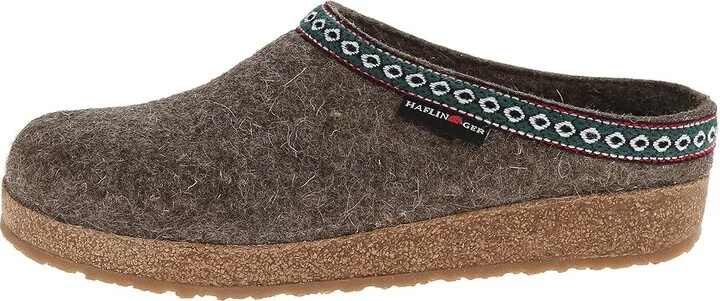Haflinger GZ Classic Grizzly Clog Shoes Earth : EU 36 (US Women's 5) Medium, Felt/Wool - Image 7