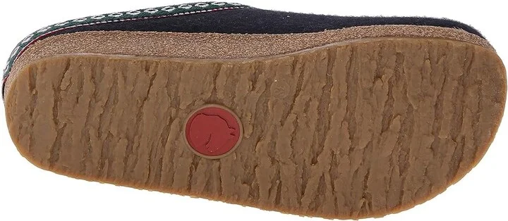 Haflinger GZ Classic Grizzly Clog Shoes Med Blue : EU 36 (US Women's 5) Medium, Felt/Wool - Image 4