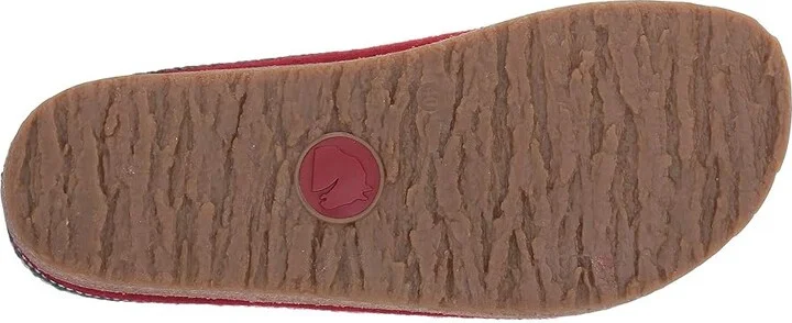 Haflinger GZ Classic Grizzly Women's Clog Shoes Red : EU 36 (US Women's 5) M, Wool - Image 4