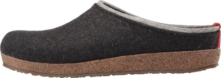 Haflinger Kris Clog Shoes Charcoal : EU 36 (US Women's 5) Medium, Felt/Wool - Image 7