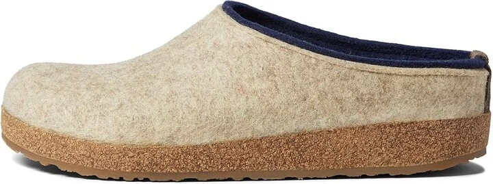Haflinger Kris Clog Shoes Tan : EU 36 (US Women's 5) Medium, Felt/Wool - Image 5
