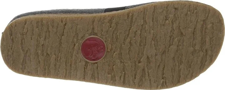 Haflinger Magic Women's Clog Shoes Black/Grey : EU 36 (US Women's 5) M, Wool - Image 4