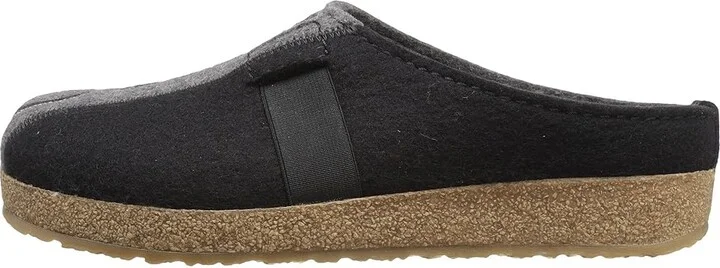 Haflinger Magic Women's Clog Shoes Black/Grey : EU 36 (US Women's 5) M, Wool - Image 7