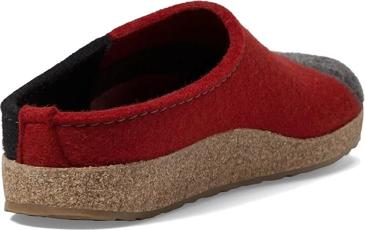 Haflinger Patch Shoes Chili : EU 37 (US Women's 6) Medium, Wool - Image 4