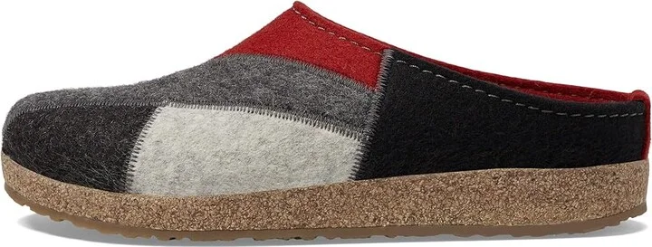 Haflinger Patch Shoes Chili : EU 37 (US Women's 6) Medium, Wool - Image 5