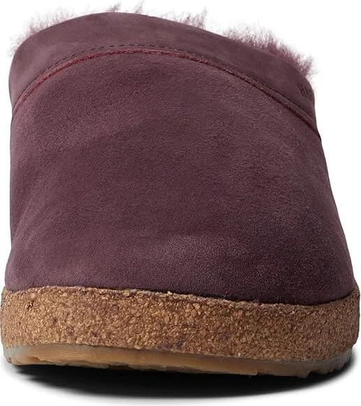 Haflinger Snowbird Clog Shoes Mauve : EU 36 (US Women's 5) Medium, Suede - Image 5