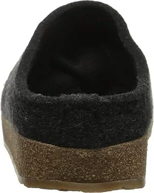 Haflinger Spirit Women's Clog Shoes Charcoal : EU 36 (US Women's 5) M, Wool - Image 5
