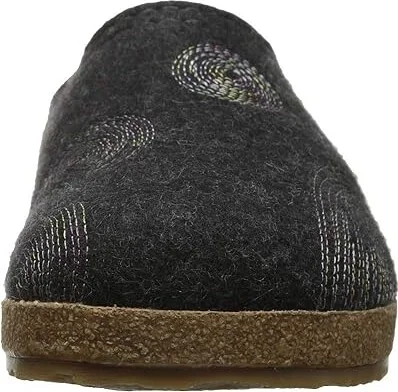Haflinger Spirit Women's Clog Shoes Charcoal : EU 36 (US Women's 5) M, Wool - Image 6