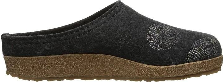Haflinger Spirit Women's Clog Shoes Charcoal : EU 36 (US Women's 5) M, Wool - Image 8
