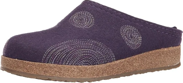 Haflinger Spirit Women's Clog Shoes Lavender Purple : EU 36 (US Women's 5) M, Wool - Image 2