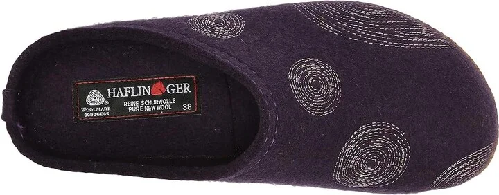 Haflinger Spirit Women's Clog Shoes Lavender Purple : EU 36 (US Women's 5) M, Wool - Image 3