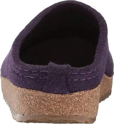 Haflinger Spirit Women's Clog Shoes Lavender Purple : EU 36 (US Women's 5) M, Wool - Image 5