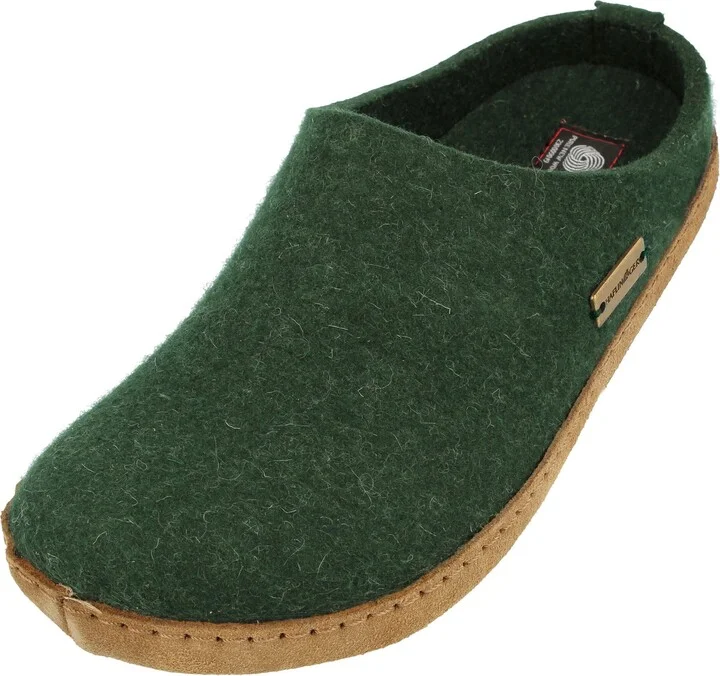 HAFLINGER Unisex Emils Wool Felt Slide Slipper