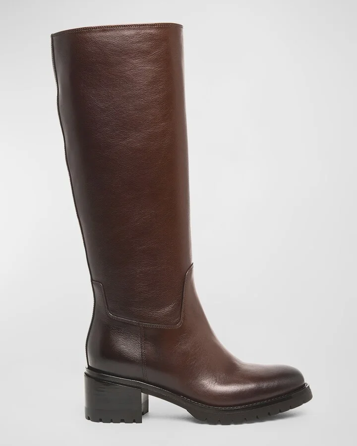 Hagar Leather Riding Boots