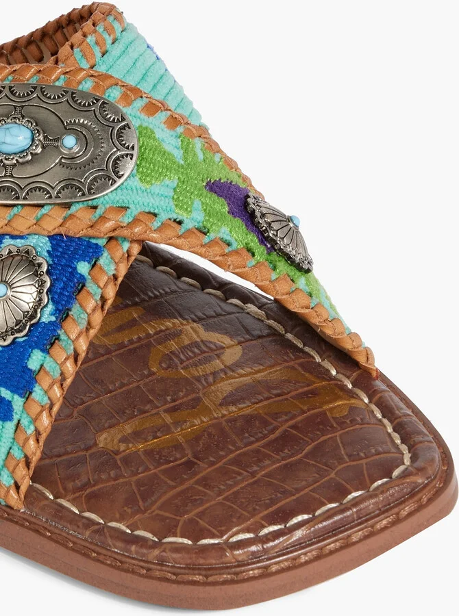 Hagen embellished woven sandals - Image 4