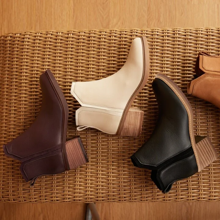 Hailey Blackberry Water Resistant Leather Boot - Image 2